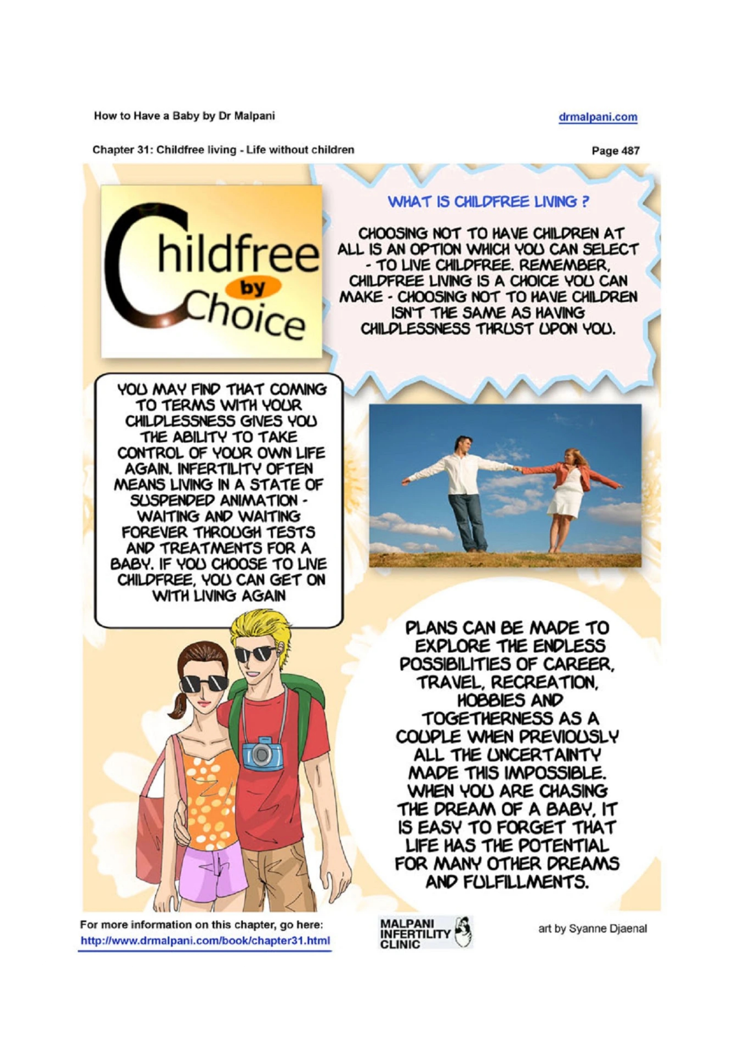 Comic on Childfree Living - Life Without Children _ The IVF Specialist's Blog for IVF patients