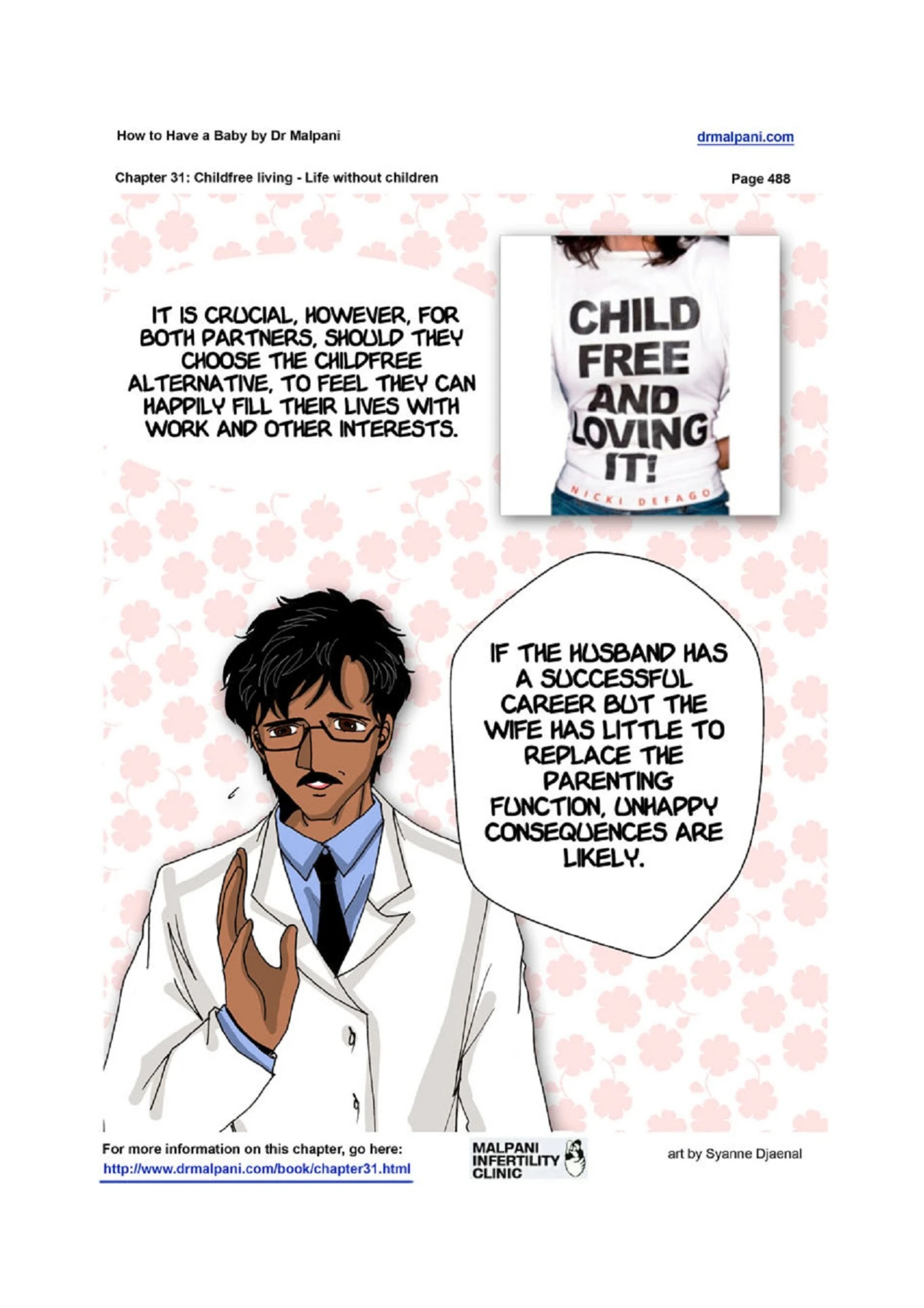 Comic on Childfree Living - Life Without Children _ The IVF Specialist's Blog for IVF patients