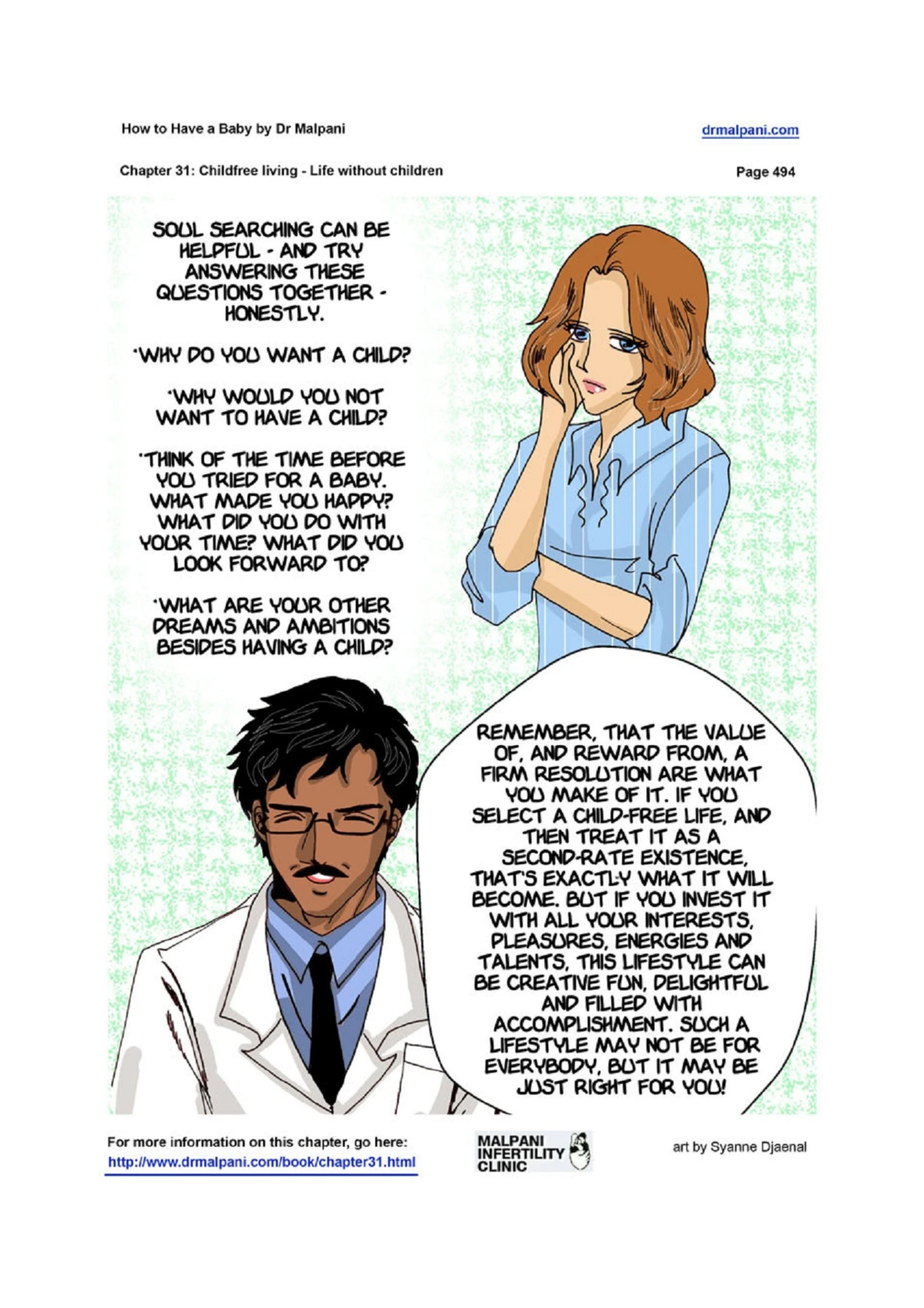 Comic on Childfree Living - Life Without Children _ The IVF Specialist's Blog for IVF patients