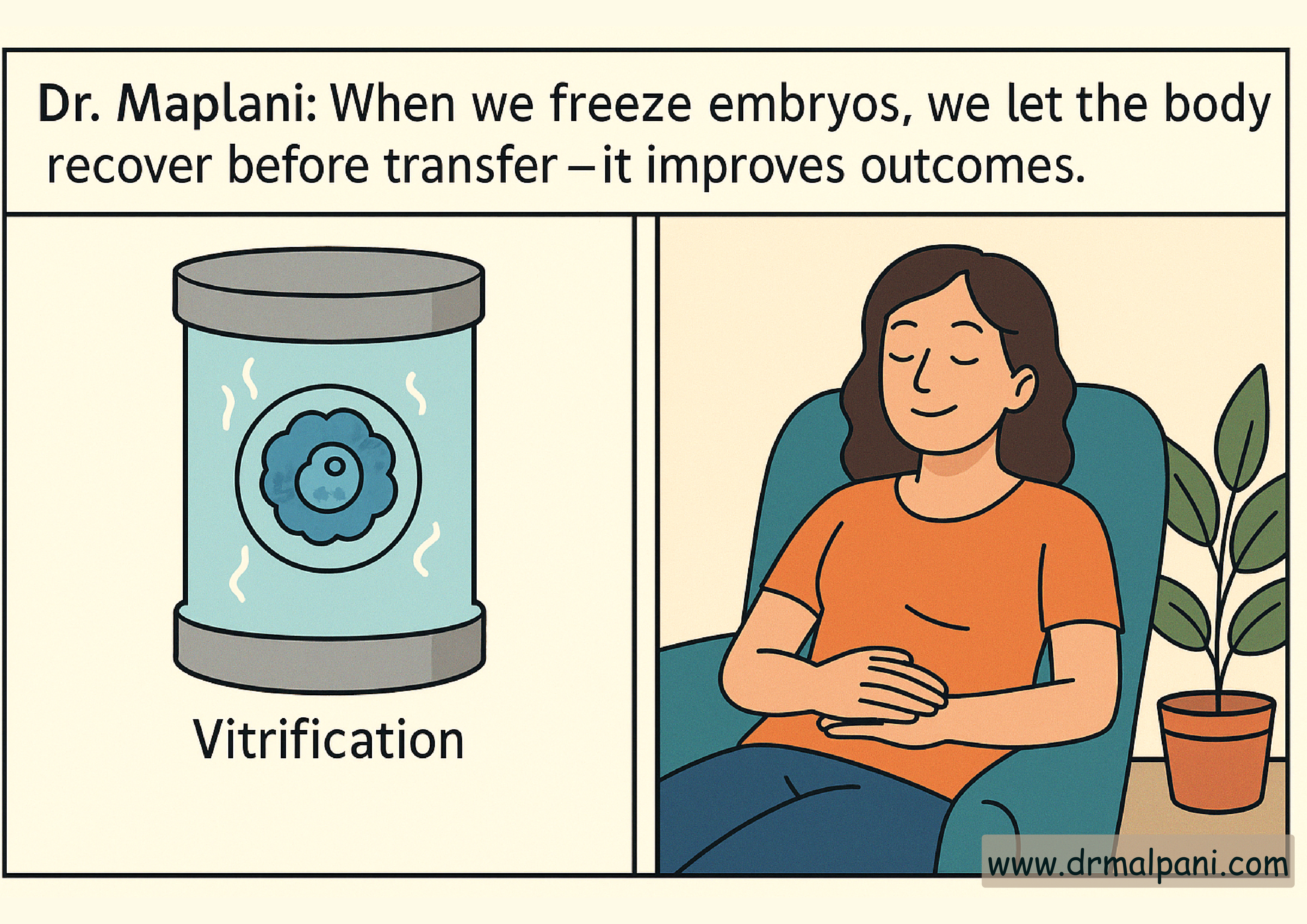 The science behind better success rate with frozen embryo transfer
