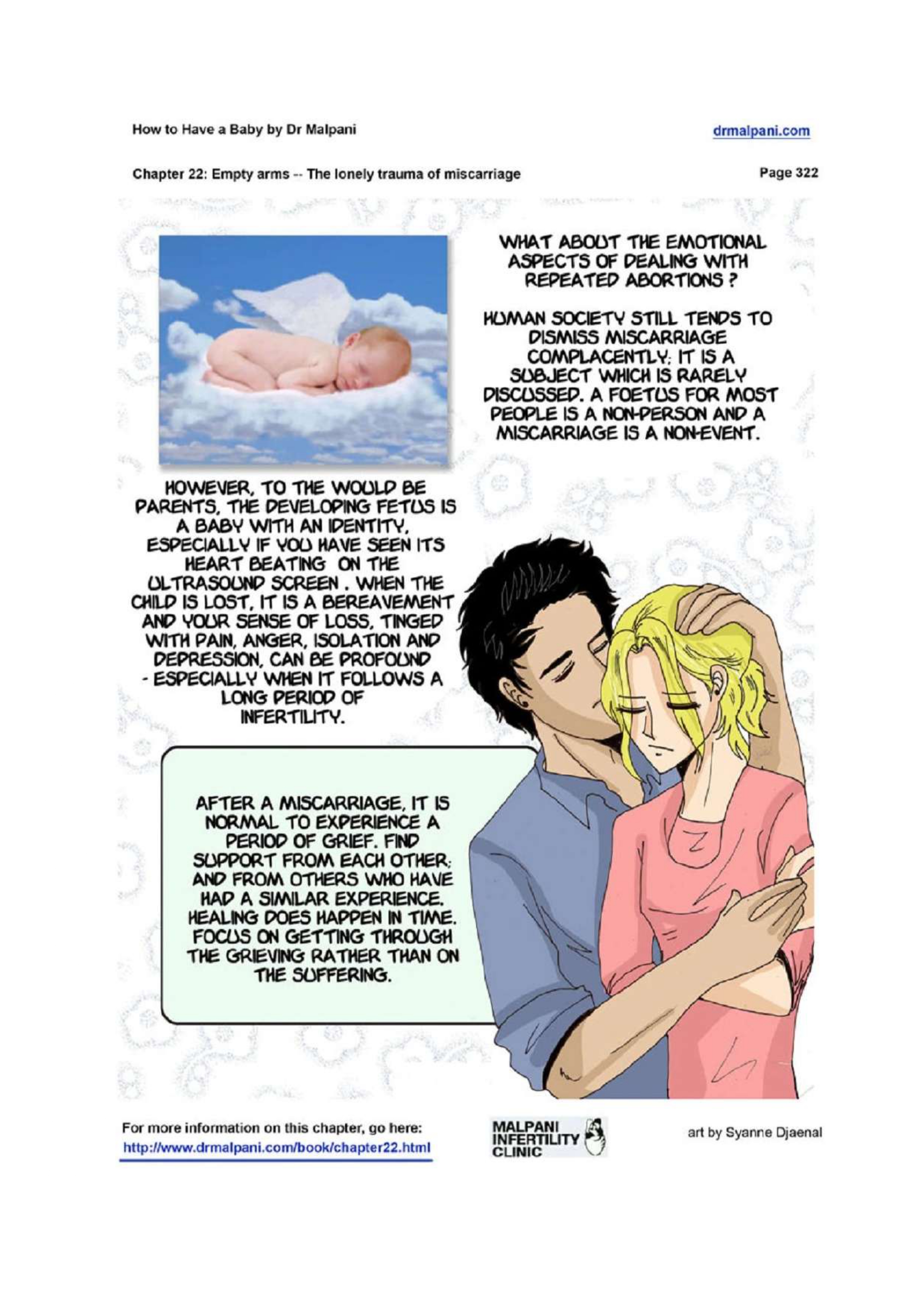 Comic on Empty Arms - The Lonely Trauma of Miscarriage
