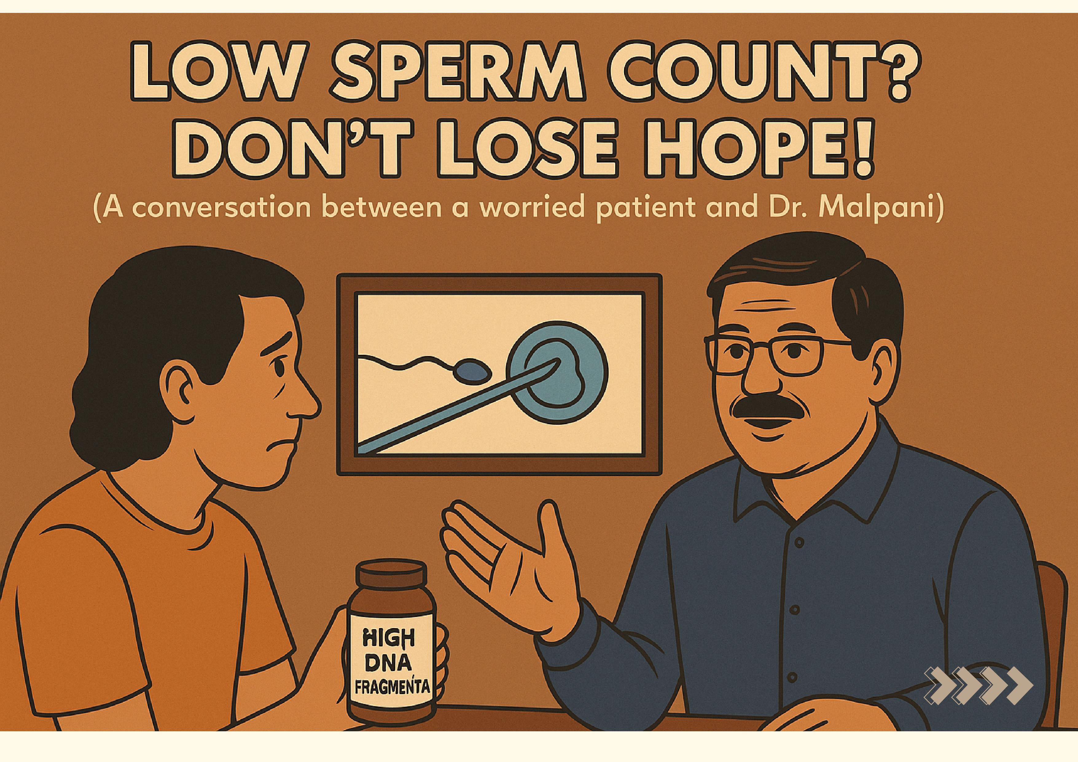 Low sperm count. don't lose hope
