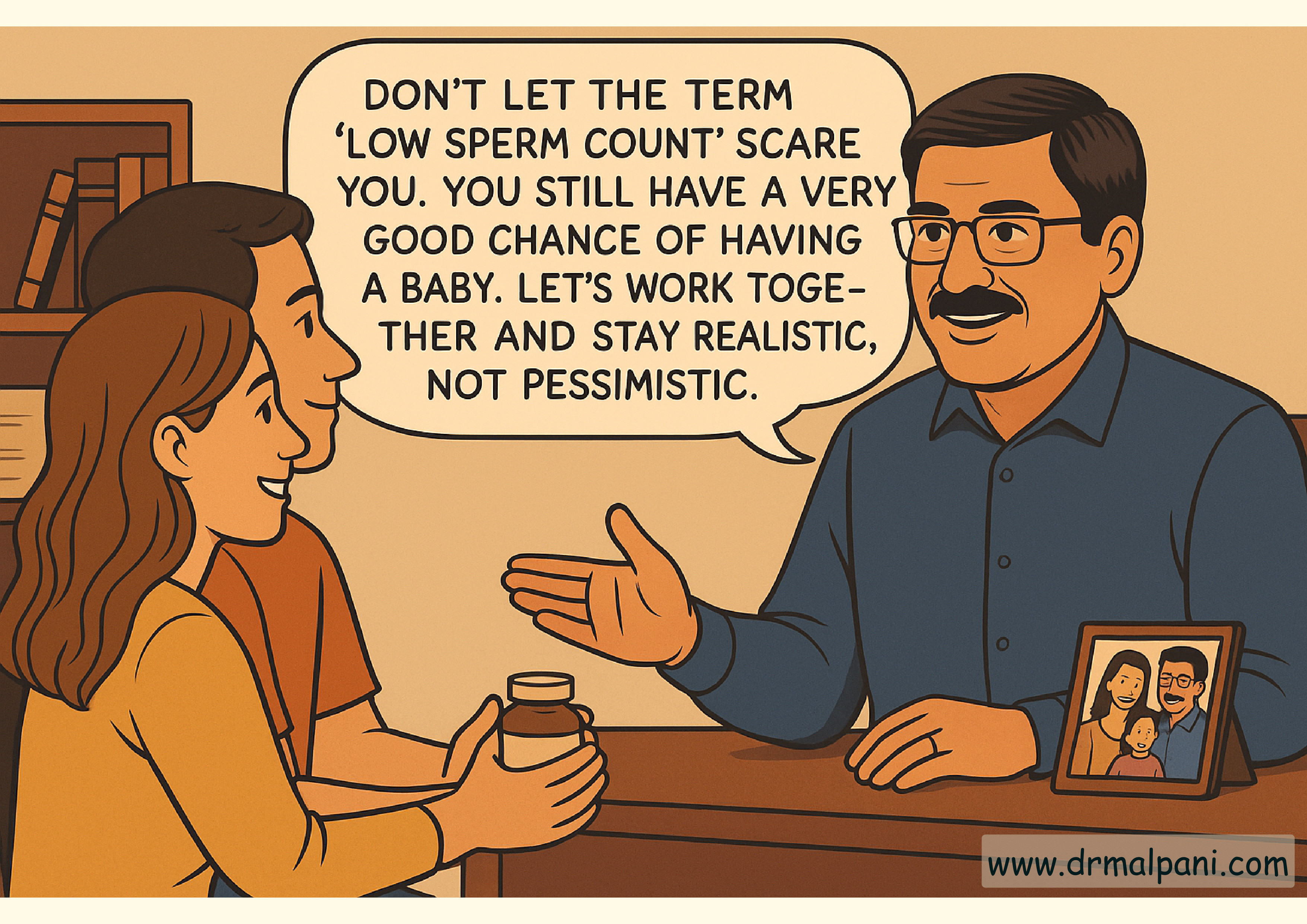 Low sperm count. don't lose hope