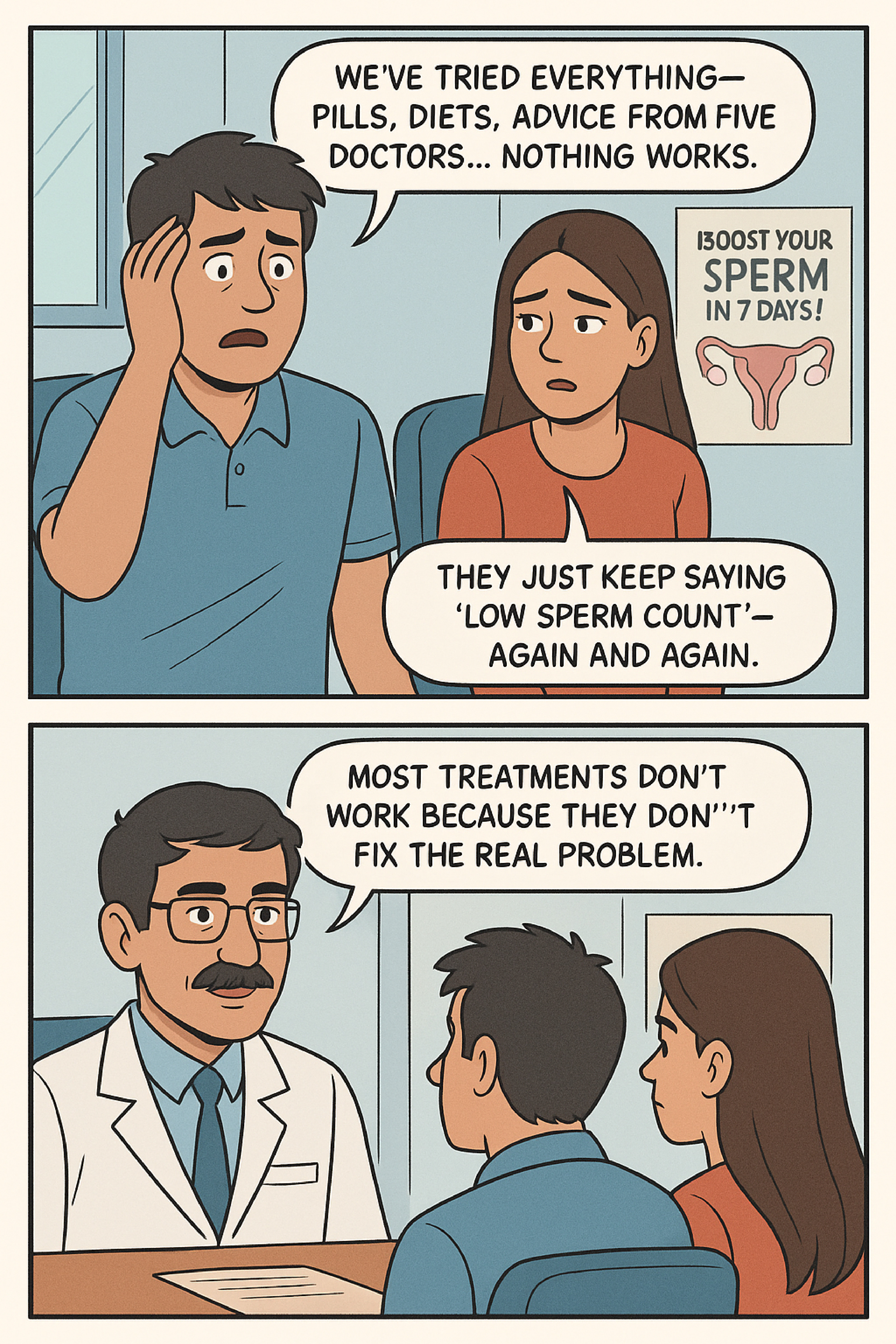 Why Your Low Sperm Count Treatment Isn’t Working