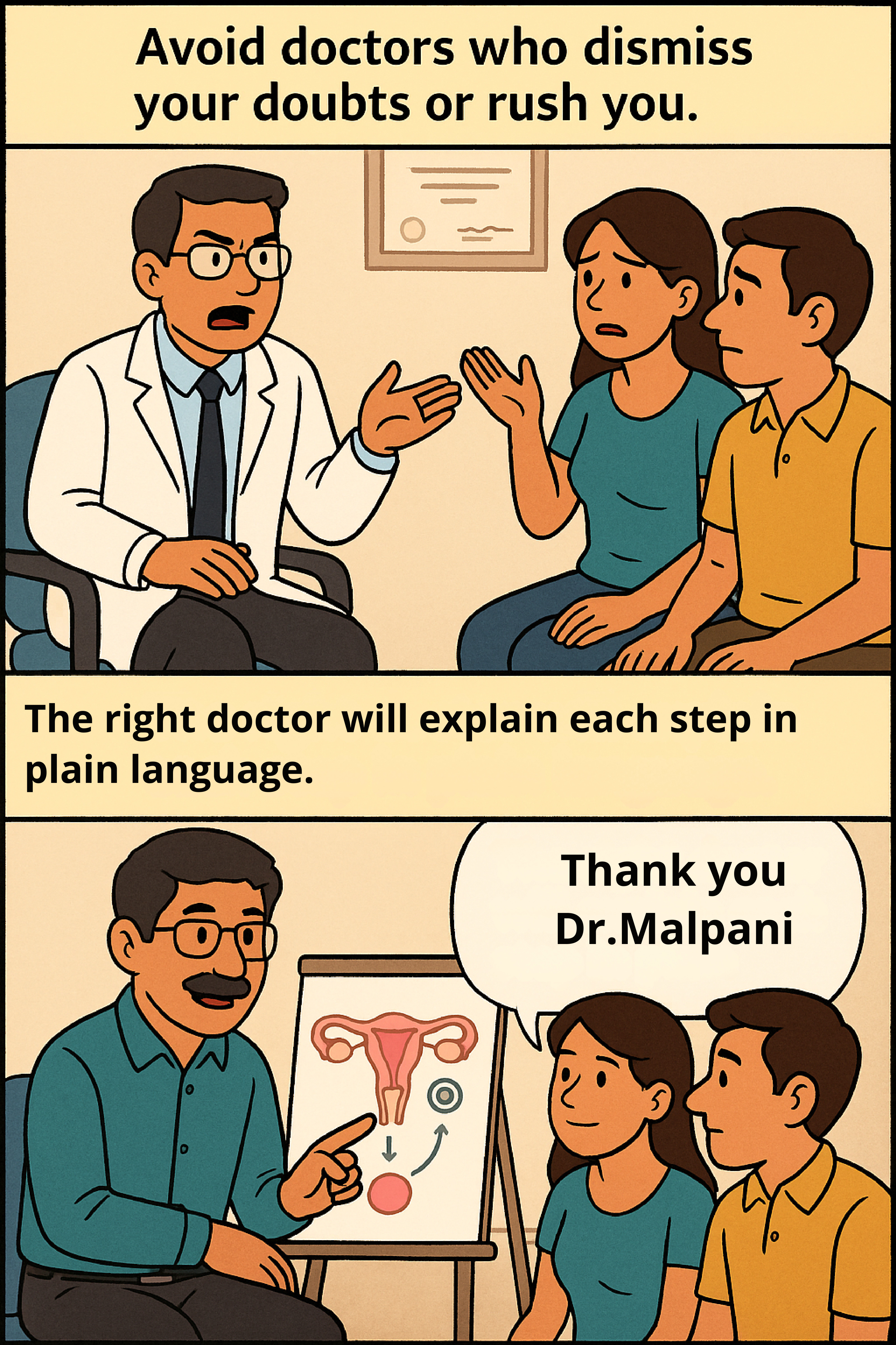 The right doctor will explain each step in plain language