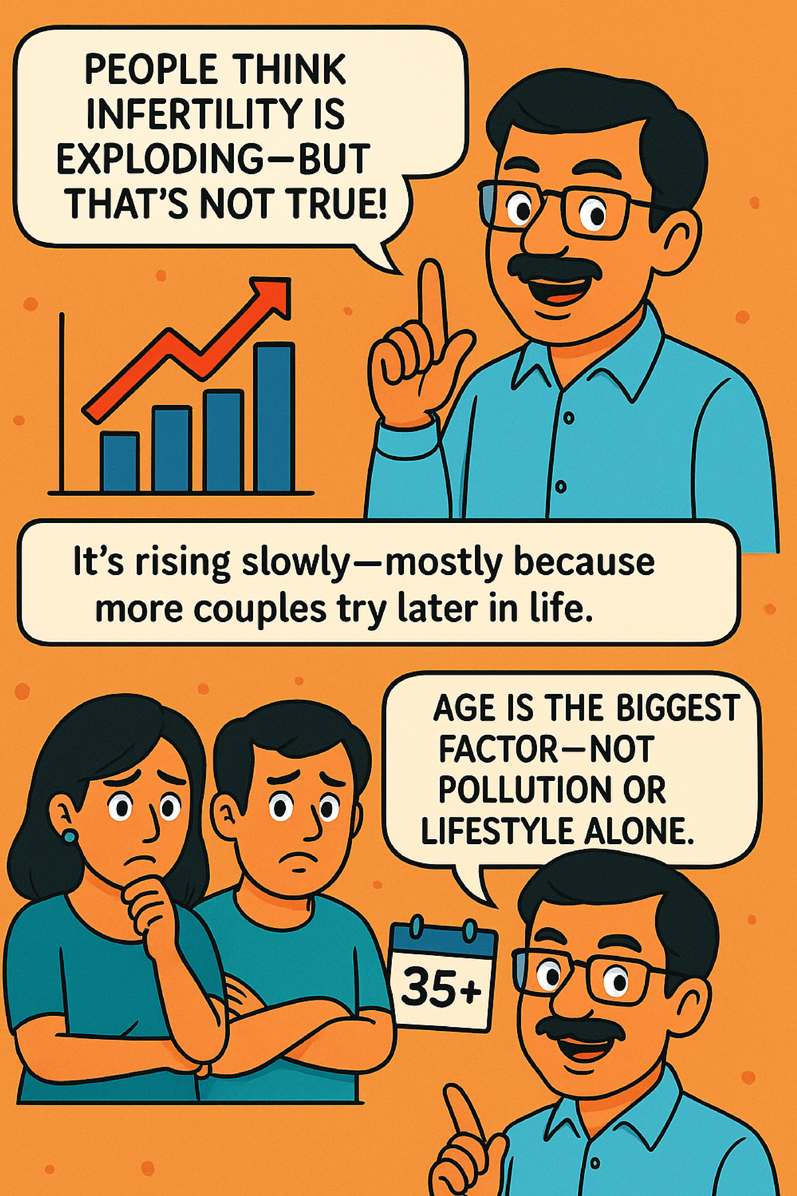 Facts behind fertility rates and IVF myths