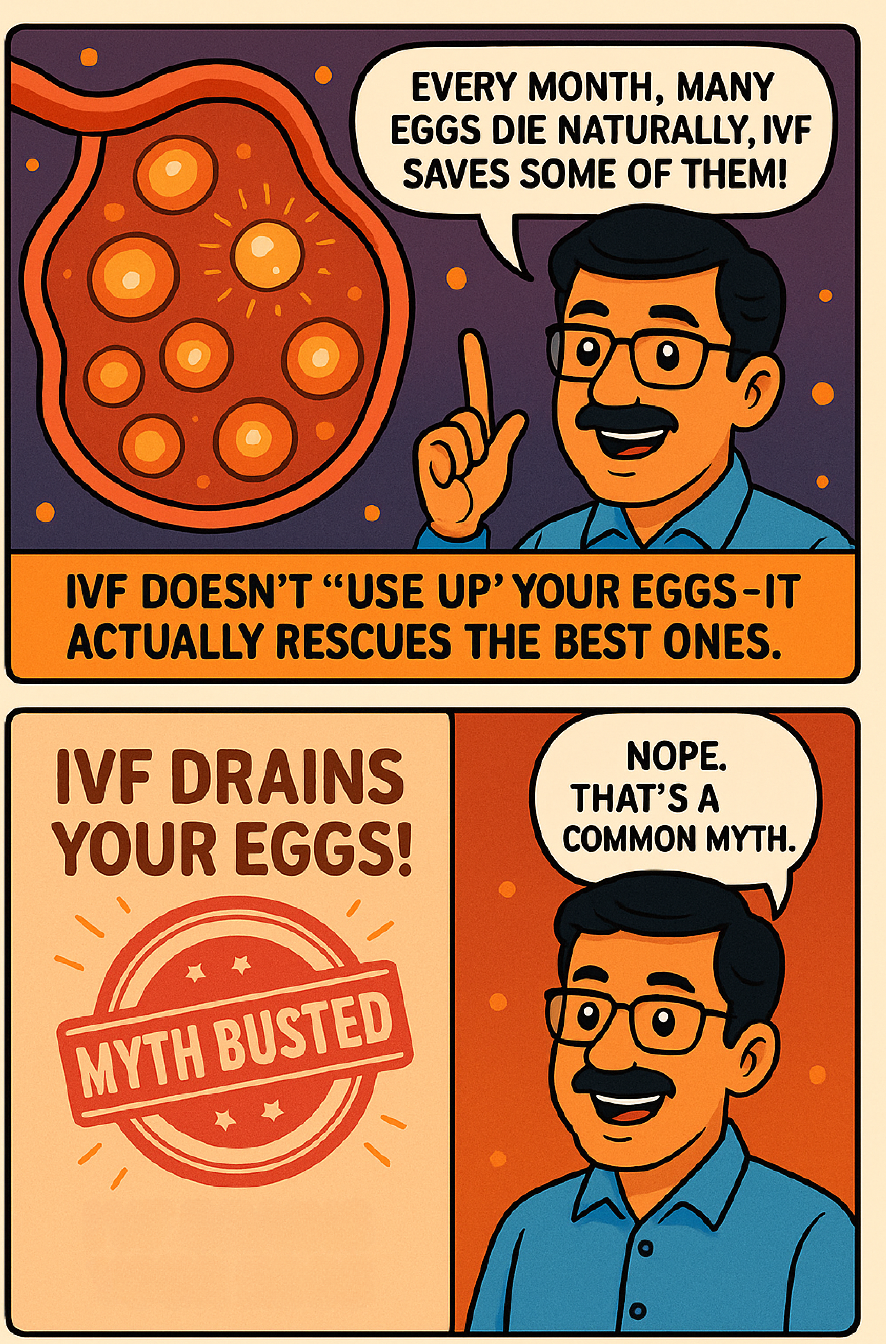 Facts behind fertility rates and IVF myths