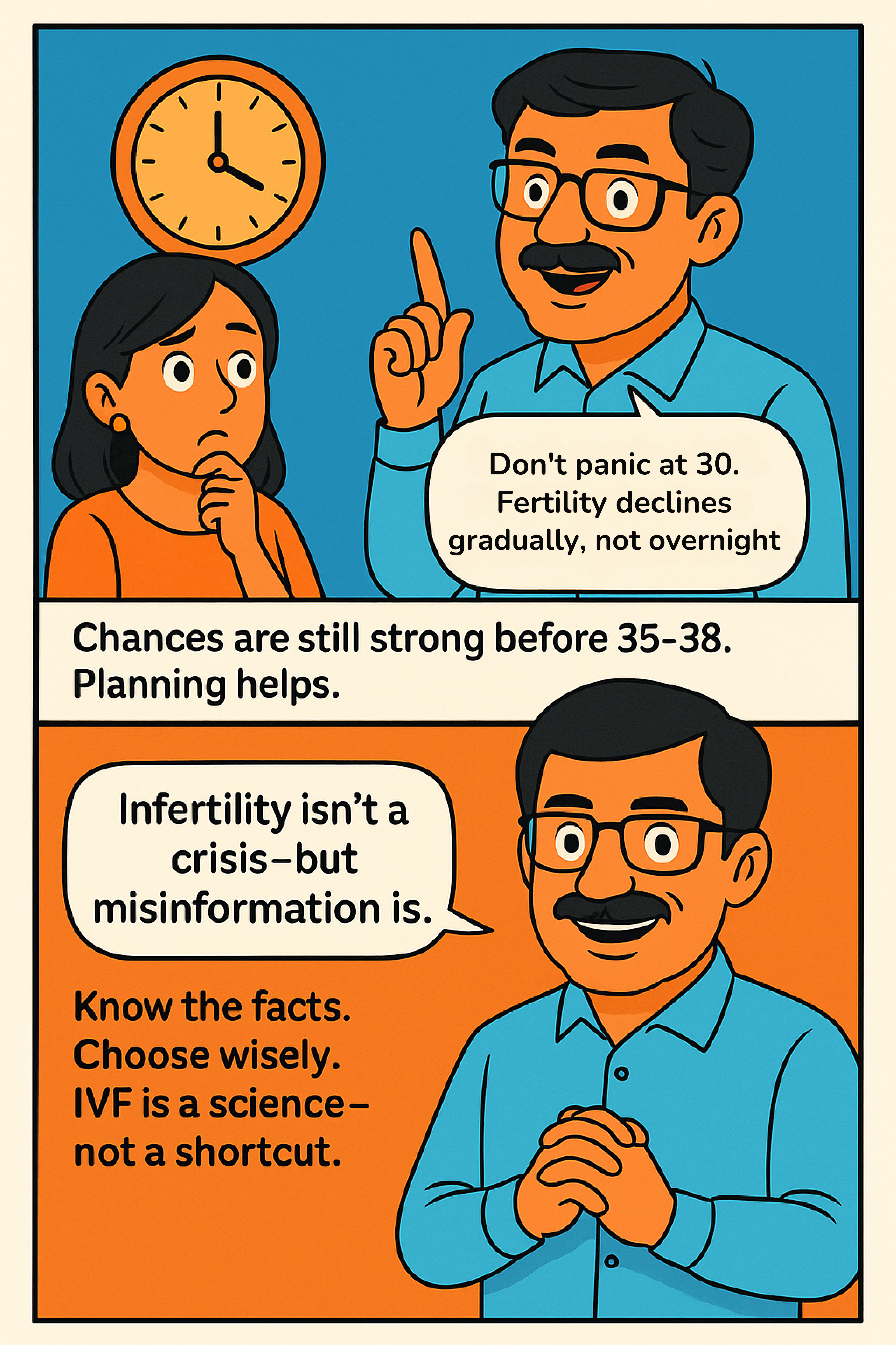 Facts behind fertility rates and IVF myths