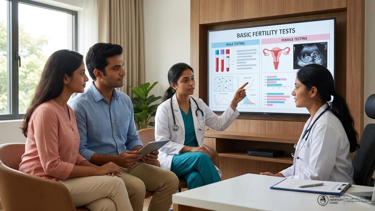 Fertility Test : Male & Female Fertility & Infertility Tests Finding Out What's Wrong - The Basic Medical Tests