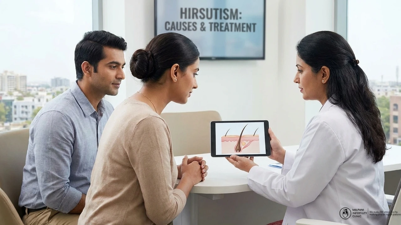 Hirsutism - Causes & Treatment -- Excess Facial and Body Hair