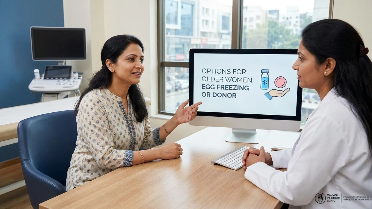 Infertility in the Aging Women. Egg Freezing. The Donor Egg Option