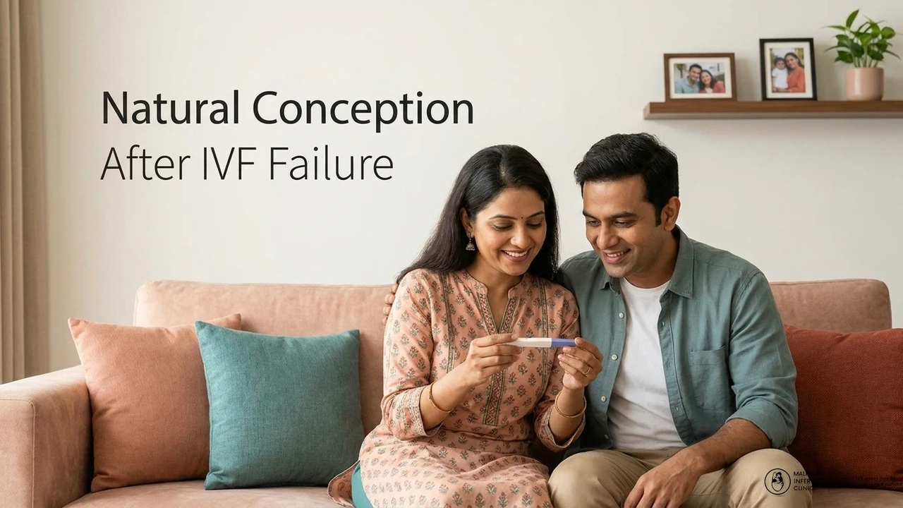 Is normal pregnancy possible after failed IVF treatment?