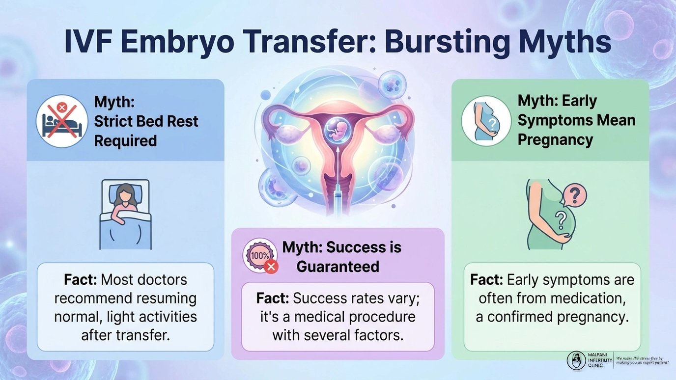 IVF Embryo Transfer Bursting Myths