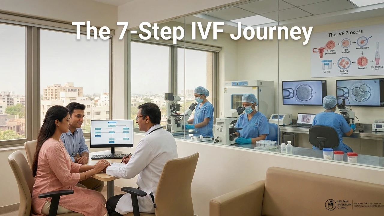Seven steps of IVF