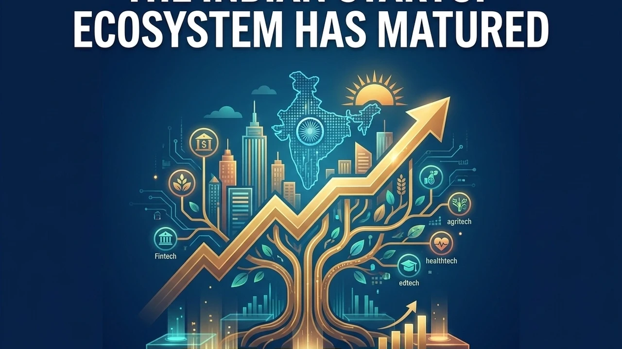 The Indian startup ecosystem has matured