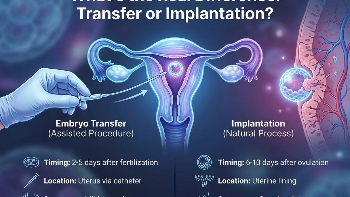 What’s the Real Difference: Transfer or Implantation?