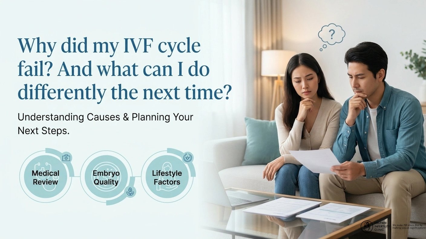 Why did my IVF cycle fail ? And what can I do differently the next time ?