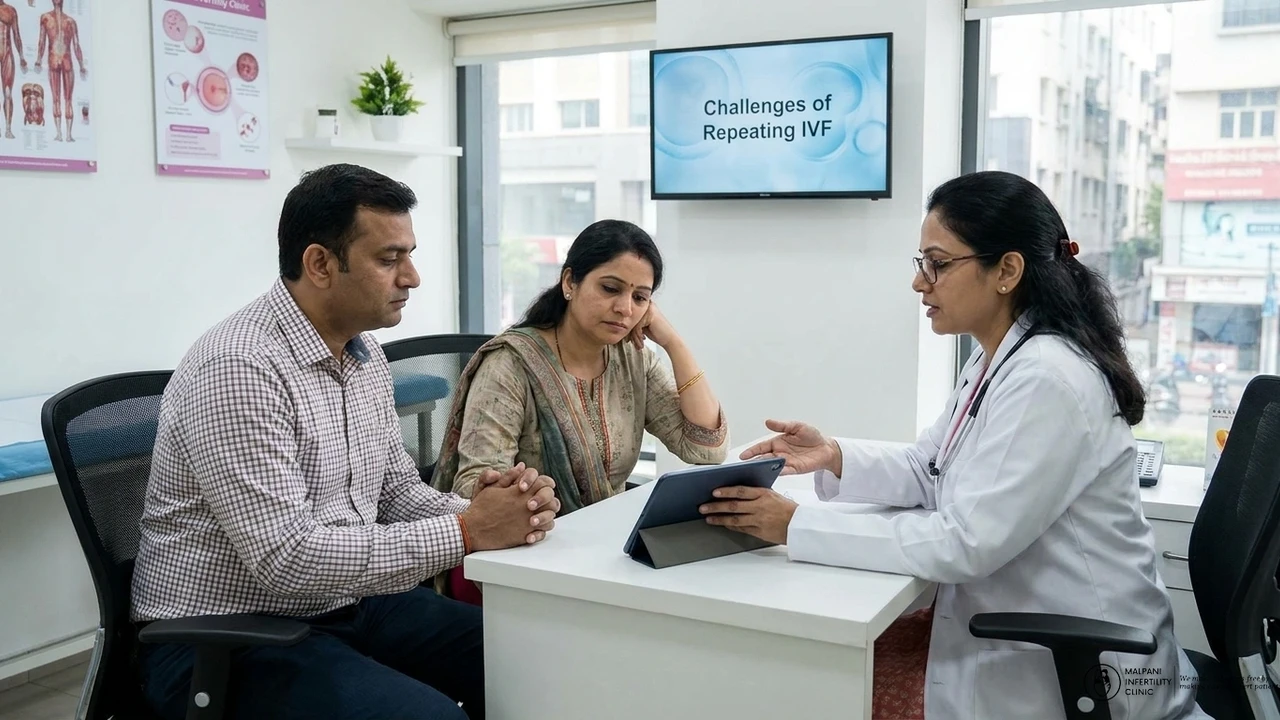 Why do patients find it so hard to repeat an IVF cycle ?