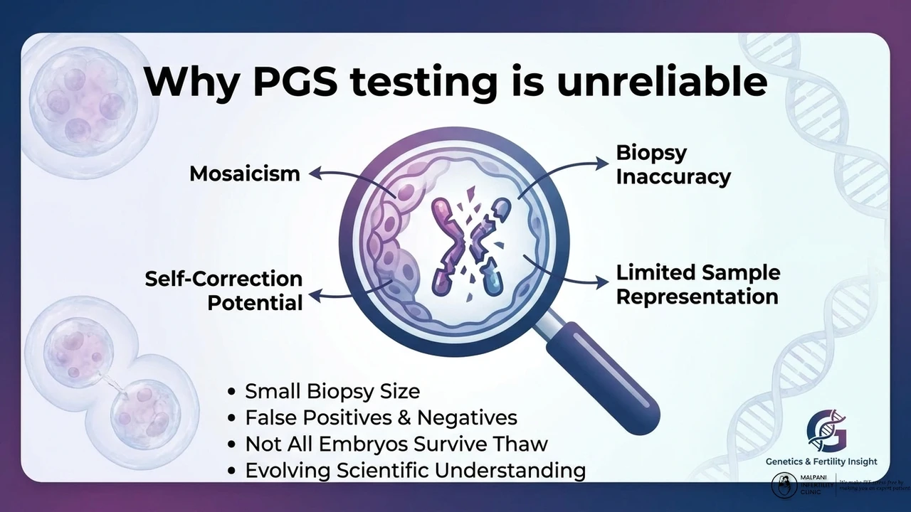 Why PGS testing is unreliable